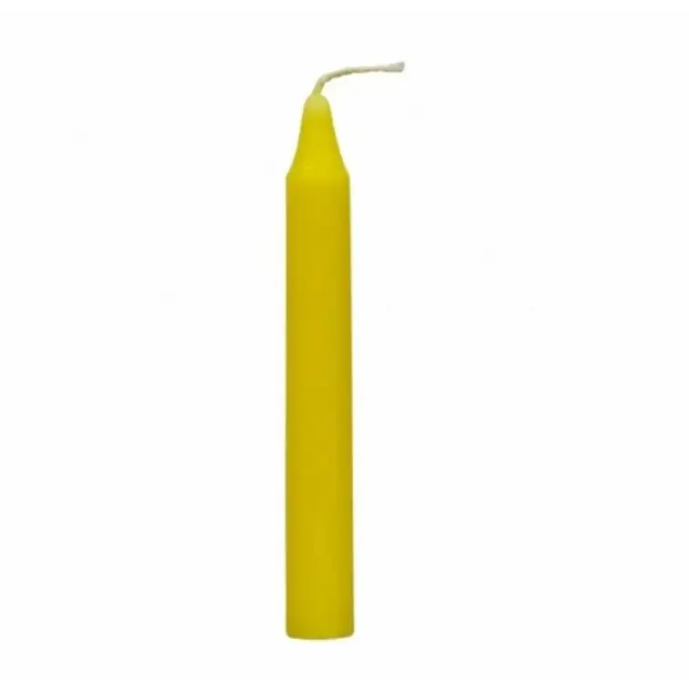 🕯️✨ Chime Ritual Candles Assortment 4 Inch – Colorful Magic and Intention Setting ✨🕯️ - Yellow - Candles & Accessories