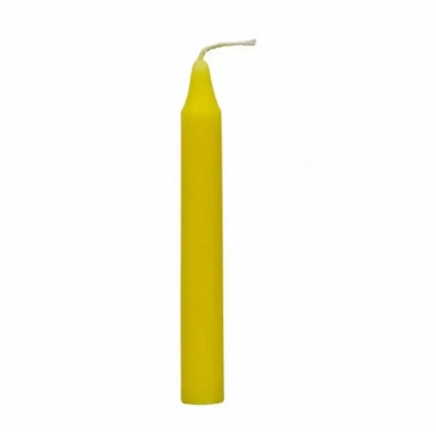 🕯️✨ Chime Ritual Candles Assortment 4 Inch – Colorful Magic and Intention Setting ✨🕯️ - Yellow - Candles & Accessories