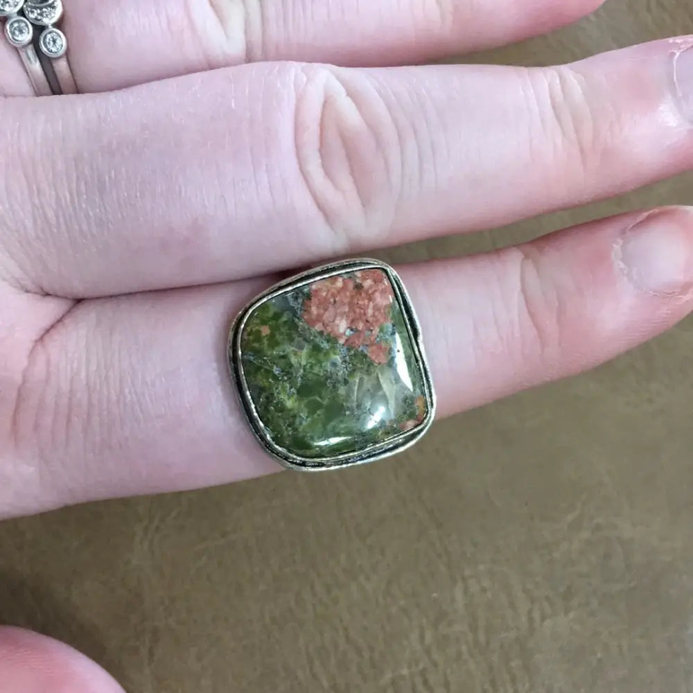 💍✨ Chunky Crystal Power Rings – Sterling Silver Plated ✨💍 - 11 - Size 10 - Jewelry