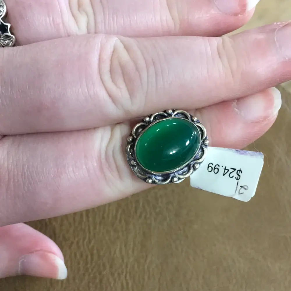 💍✨ Chunky Crystal Power Rings – Sterling Silver Plated ✨💍 - 21- Size 7 - Jewelry