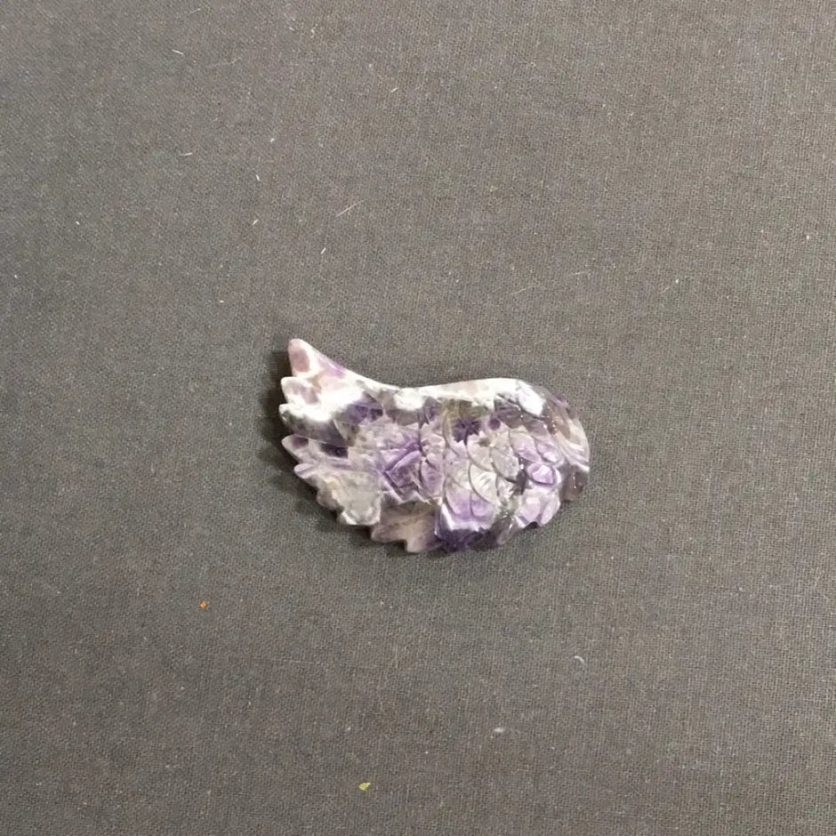 Crystal Angel Wings 2.5’’ – Guardian Angel Energy | The Mystical Moons - Dream Amethyst - 6 - Carvings