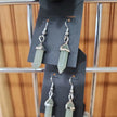 Crystal Bi-Point Earrings - Jewelry