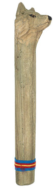Hand Carved Bear Rainstick 14 Inch | Grounding Meditation & Sound Cleansing