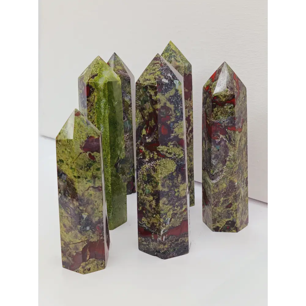 🐉❤️ Dragon’s Blood Jasper Tower Intuitive Pick – Courage Vitality and Empowerment ✨ - Towers
