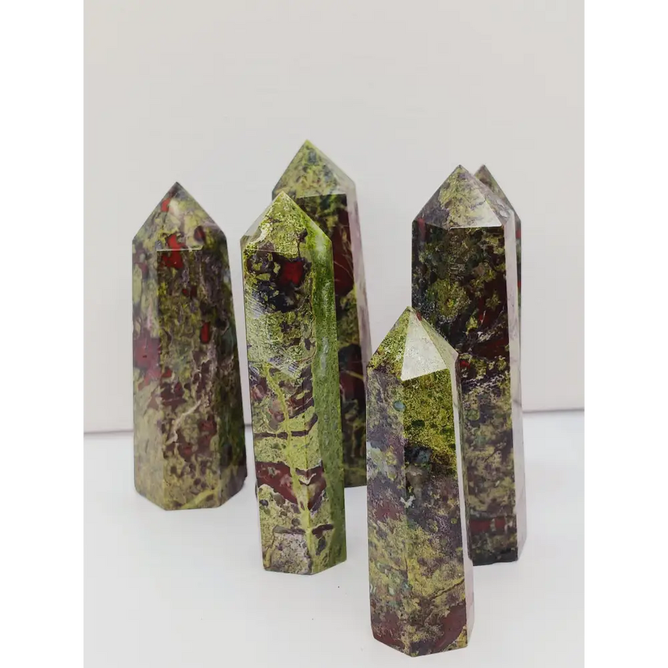 🐉❤️ Dragon’s Blood Jasper Tower Intuitive Pick – Courage Vitality and Empowerment ✨ - Towers