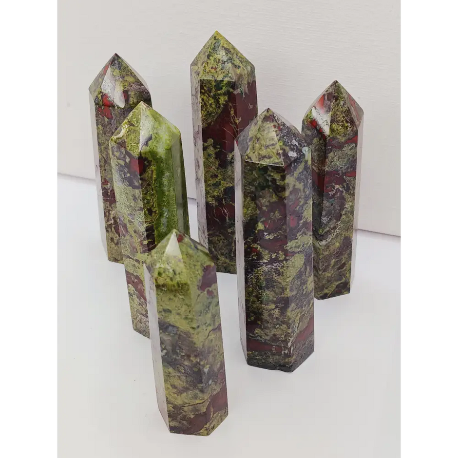 🐉❤️ Dragon’s Blood Jasper Tower Intuitive Pick – Courage Vitality and Empowerment ✨ - Towers