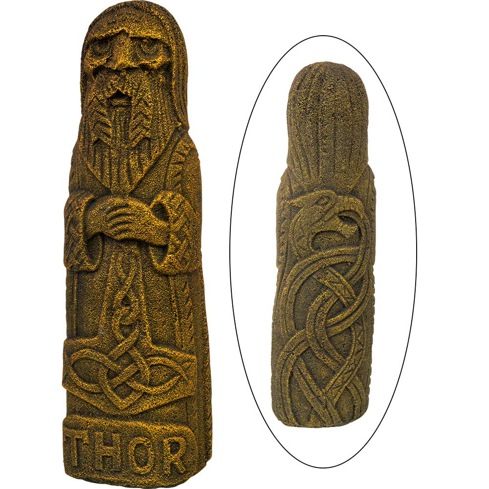 Thor Volcanic Stone Statue (10.5