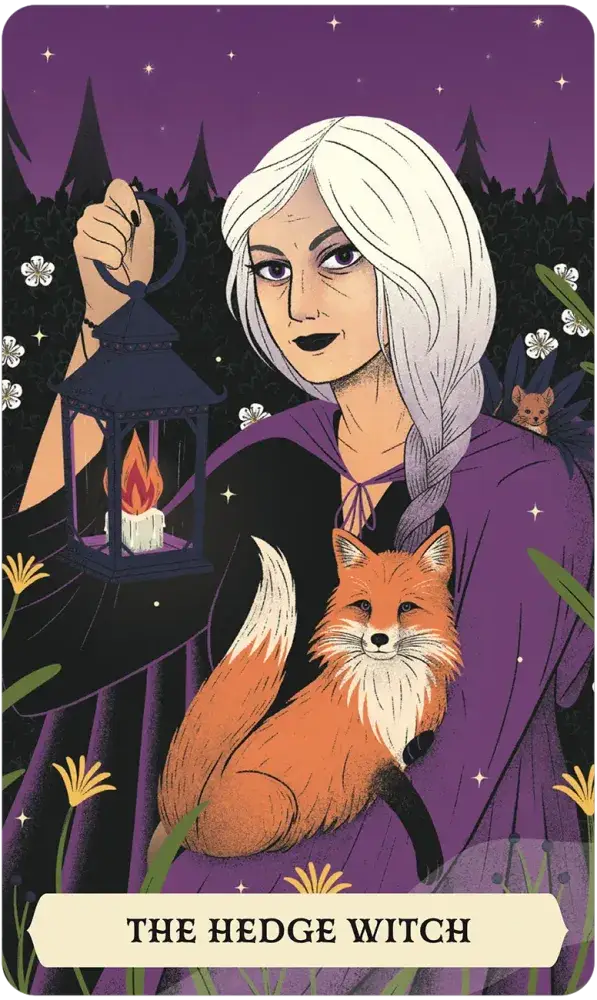 The Secret Oracle of the Green Witch (50 Cards + Illustrated Guidebook)