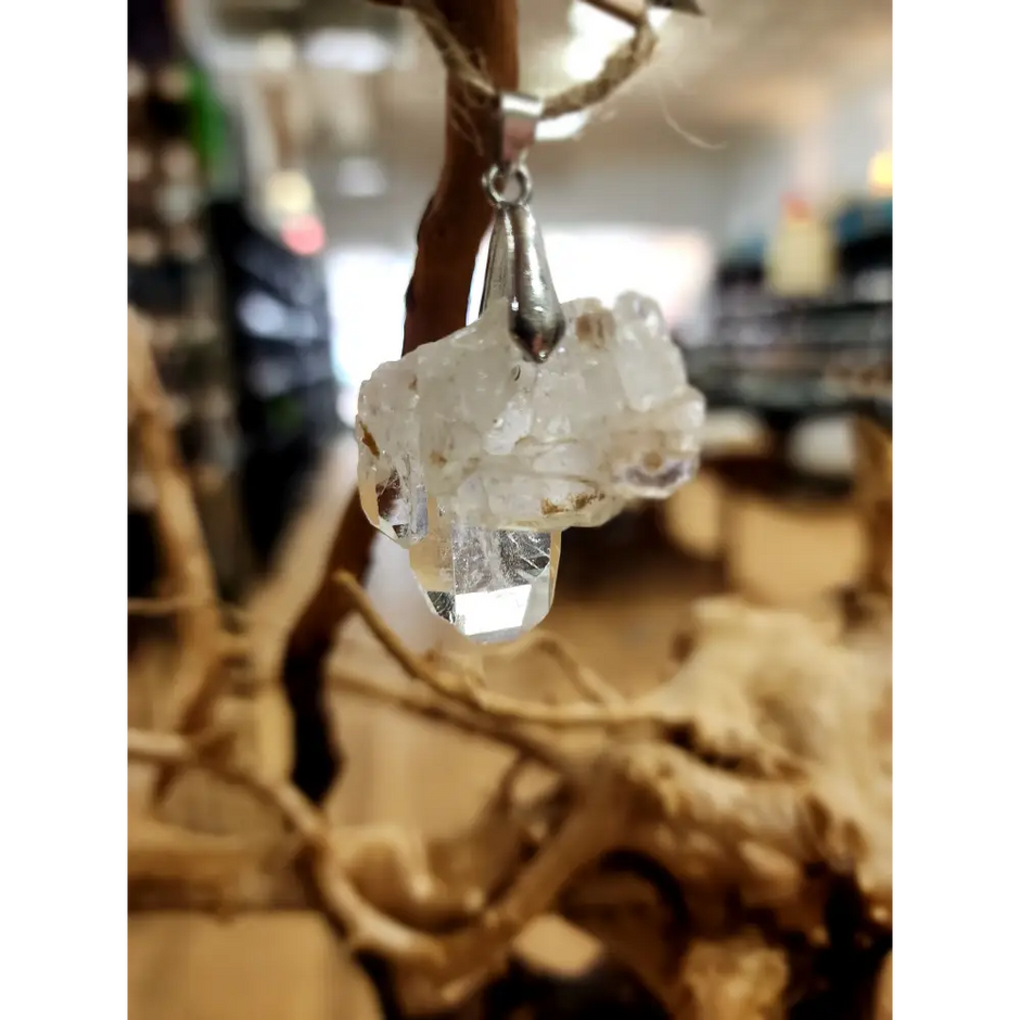 🤍✨ Elegant Connection: Faden Quartz Specimen Necklace Pendant – Clarity Healing & Spiritual Bond! 🌟 - 8 - Jewelry