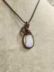 Exquisite Copper Wire Wrapped Stone Pendants - Moonstone.. - Jewelry
