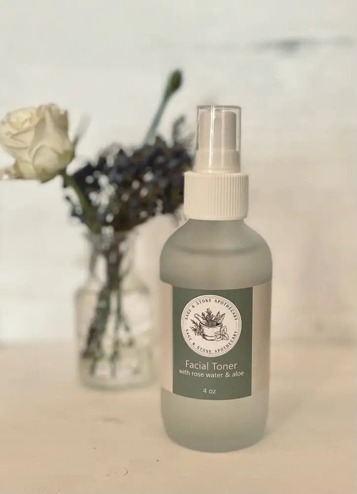 🌹💧 Facial Toner – Rose Water & Aloe for Radiant Refreshed Skin (4 oz) ✨
