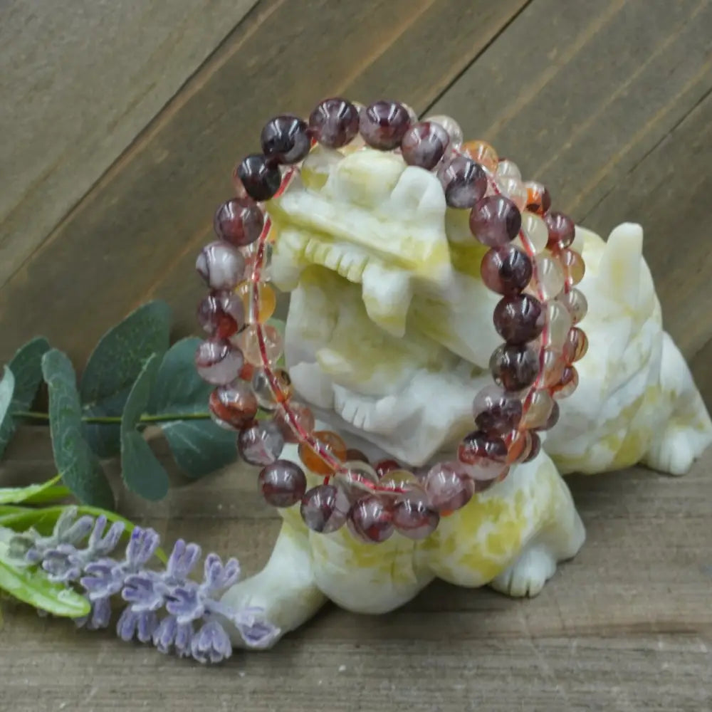 Fire Quartz Bracelet - 8mm - OMC BRACELETS