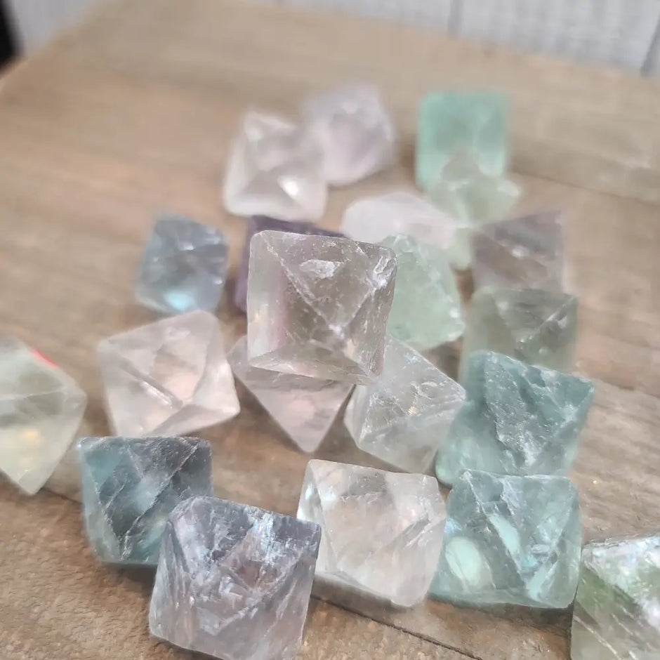 FLUORITE OCTAHEDRENS - Tumbles