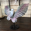 🦉💎 Fluorite Owl with Stand – Wisdom Clarity and Majestic Energy! ✨ - Fluorite Owl w/ Stand- BIG - Carvings