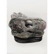 🦖❤️ Garnet Dinosaur Skull on Wood Stand – Ancient Power and Vitality ✨ - Carvings