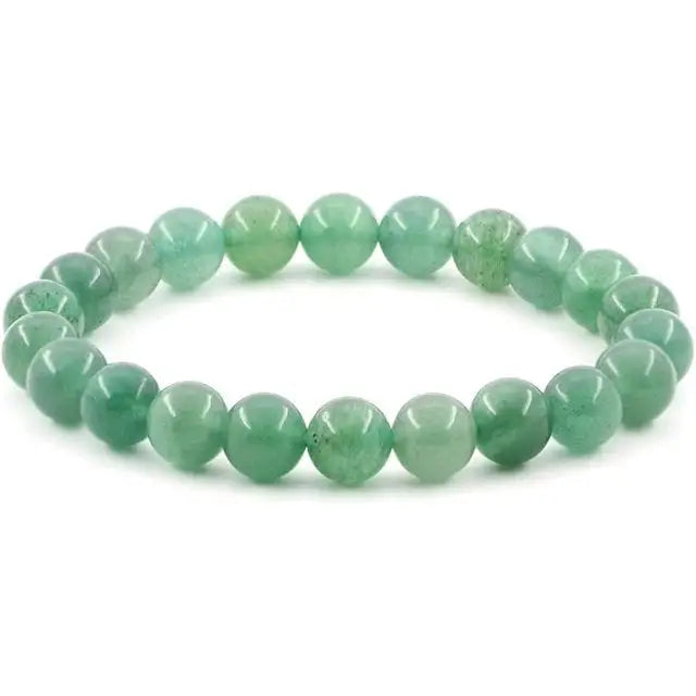 🍀✨ Green Aventurine Bracelet 8mm – Prosperity Growth and Luck 🌱 - OMC BRACELETS