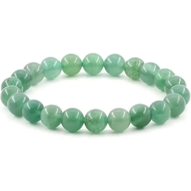 🍀✨ Green Aventurine Bracelet 8mm – Prosperity Growth and Luck 🌱 - OMC BRACELETS