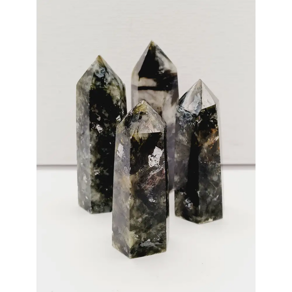 💚✨ Green Lepidolite with Mica Towers 2–3.5’’ – Calm Balance and Heart Healing 🌿 - 2.25 - 2.75’’