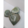 💚🌙 Green Moonstone Hearts 2.5–3.5’’ – Renewal and Emotional Balance! ✨ - Carvings