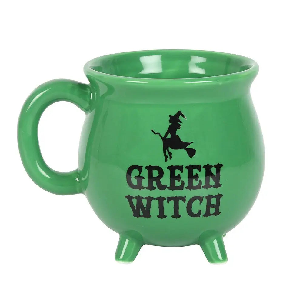 Green Witch Cauldron Mug - Drinking Vessels