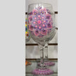 🌟🍷 Handpainted Mandala Wine Glass – Elevate Your Entertaining and Sip in Style 🎨 - Pink Stemmed - Drinking Vessels