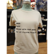 Inner Peace Begins With Four Words… Not My Fucking Problem T-Shirt – Spiritual Boundaries Served with Sass 🧘♀️✨ - Tan