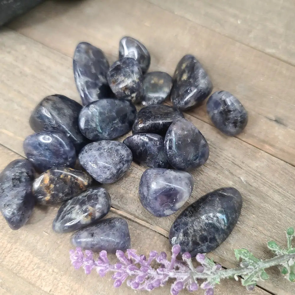 Iolite Tumbles - Tumbles