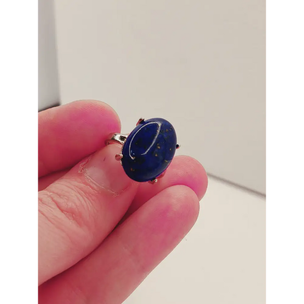 💙✨ Lapis Ring (Resizable) – Wisdom Intuition and Protection 💍