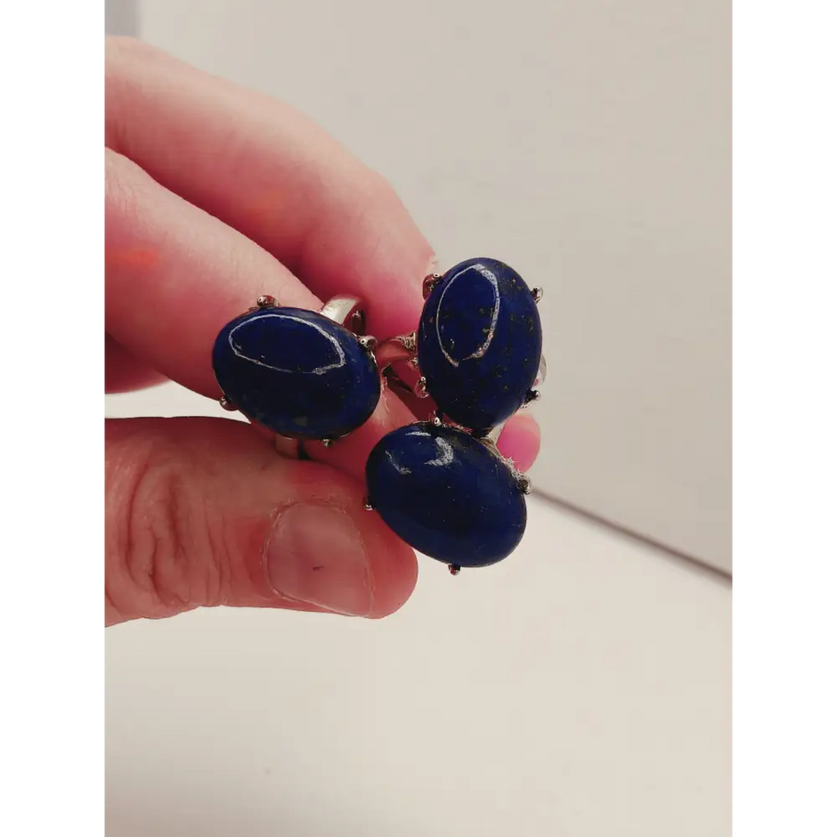 💙✨ Lapis Ring (Resizable) – Wisdom Intuition and Protection 💍