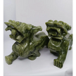 🐉💰 Large Pixiu Money Dragon Pair 8.5 x 5.25 Inch – Wealth Protection and Good Fortune ✨ - Carvings