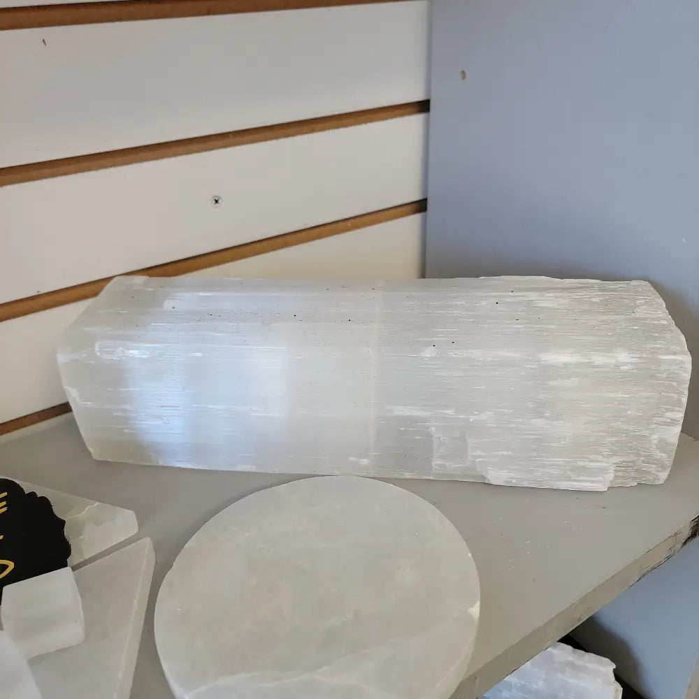Large Selenite Pieces - 13’’X3’’x3.5’’ - Specimens