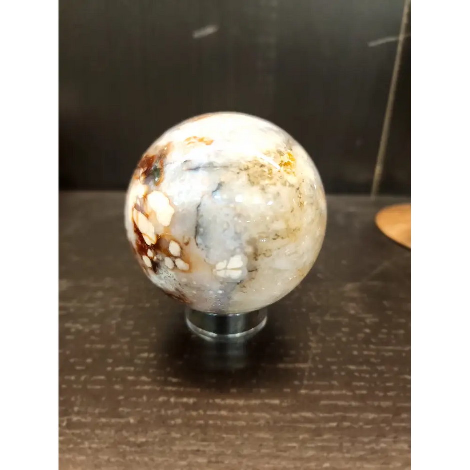 🌸💜 Lavender Cherry Blossom Agate Spheres – Tranquility Growth & Inner Beauty! ✨ - 4 - Spheres