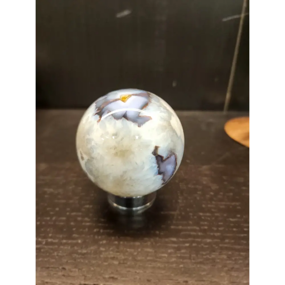 🌸💜 Lavender Cherry Blossom Agate Spheres – Tranquility Growth & Inner Beauty! ✨ - 8 - Spheres
