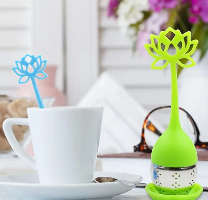 Lotus Silicone Tea Infuser - Blue - Teas & Accessories