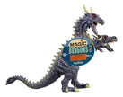 Toy dragon figure with a 'Magic Dragons' label on a white background