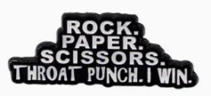 ✨🔮 Magical Enamel Brooch Lapel Pins – Mystical Flair for Any Outfit! 🌙🧙♀️ - Rock Paper Scissors Throat Punch - Clothing
