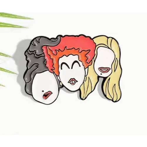 BROOCH LAPEL ENAMEL Magical Pins Pin (Page 2) - Sanderson Sisters - Clothing & Apparel