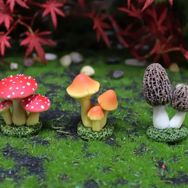Mini Mushrooms for Fairy Gardens - Fairy Gardens