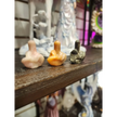 Little Stone Carvings- Owl Gnome Fairy Mushroom Llama Middle fingers and Bats - Middle Finger