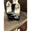 🐉✨ Mixed Material Crystal Dragon Heads – 3’’ – Mystical Guardians & Unique Energy Blends! 🌈 - Obsidian - Carvings