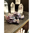 🐉✨ Mixed Material Crystal Dragon Heads – 3’’ – Mystical Guardians & Unique Energy Blends! 🌈 - Dream Amethyst - Carvings