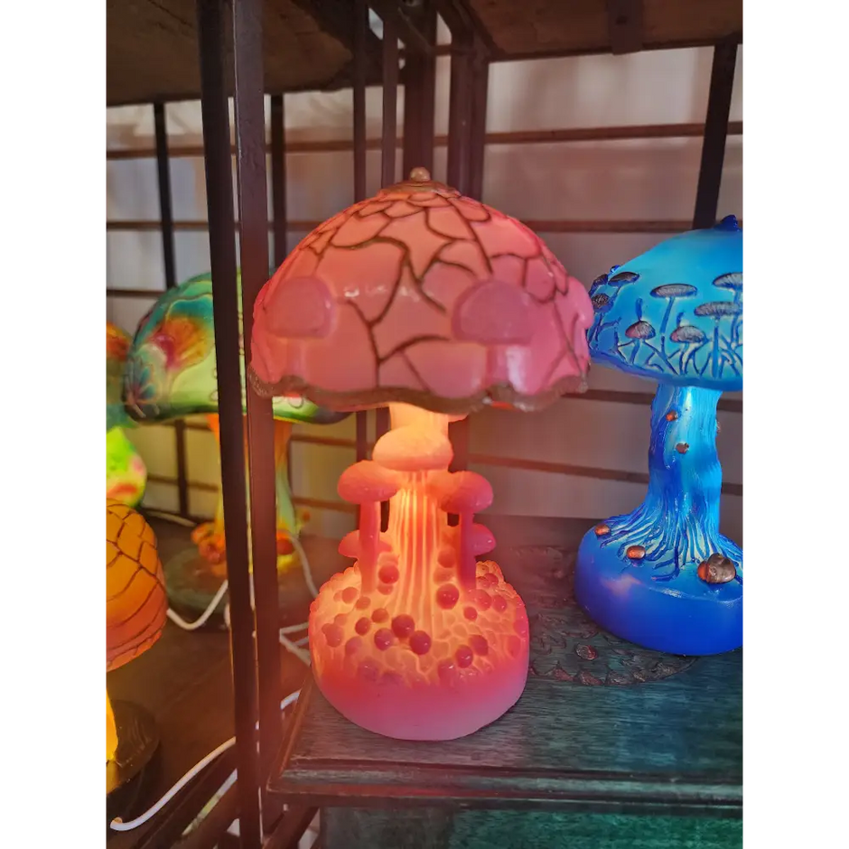 Mushroom Lamps (2 Sizes) and Different Styles - 15cm / 5 - Home Decor