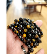 PROTECTION 🌌 6mm Obsidian Terahertz Tiger’s Eye Bracelet ✨ - OMC BRACELETS