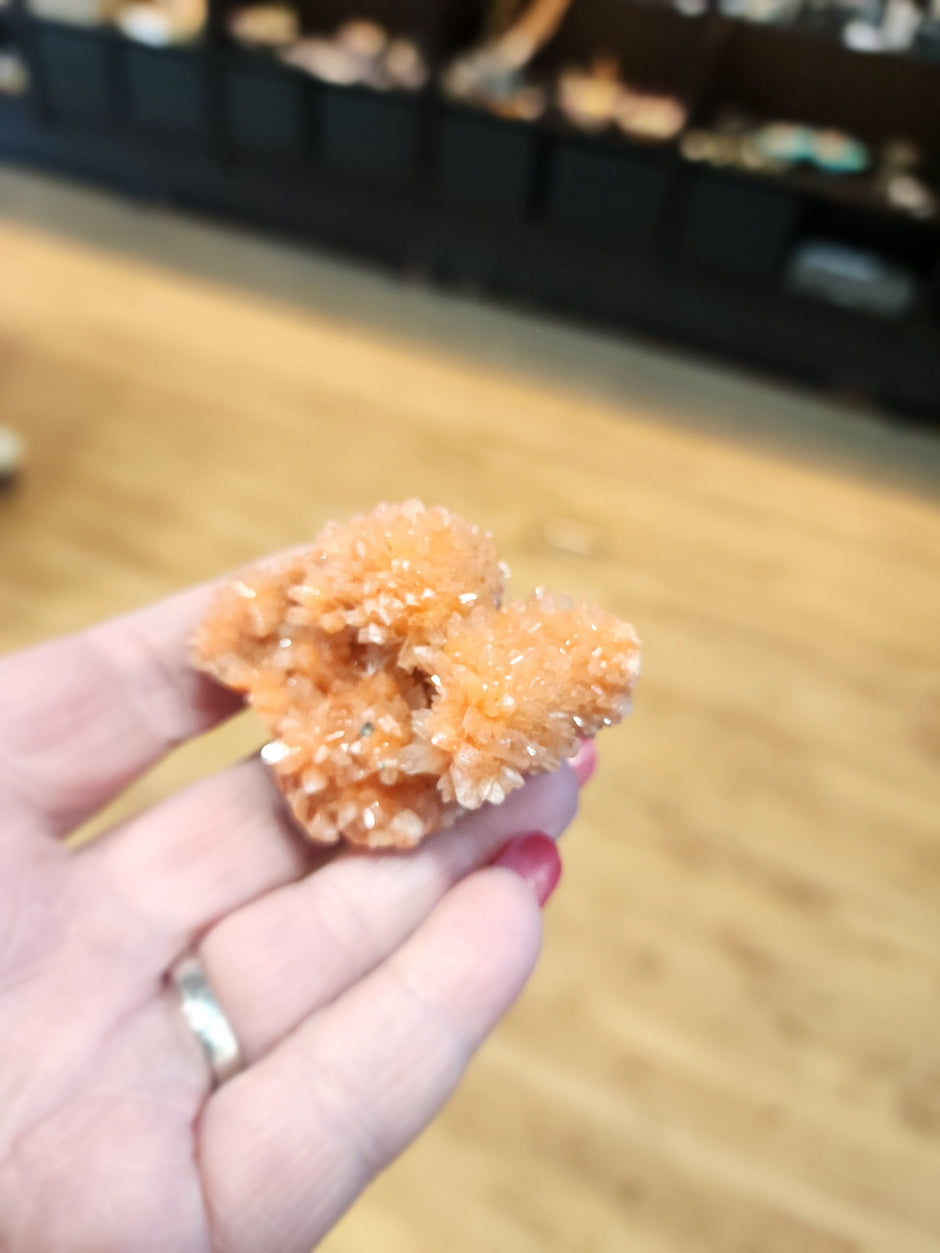 Orange Zeolite Cluster - 3 - Specimens