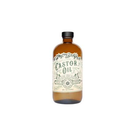 🌱✨ Organic Cold Pressed Castor Oil – Hexane Free & USA Bottled (16 oz) 💧 - Herbs & Accessories
