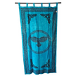 OWL Cotton Curtain 44x88’’ Turquoise - Tapestry