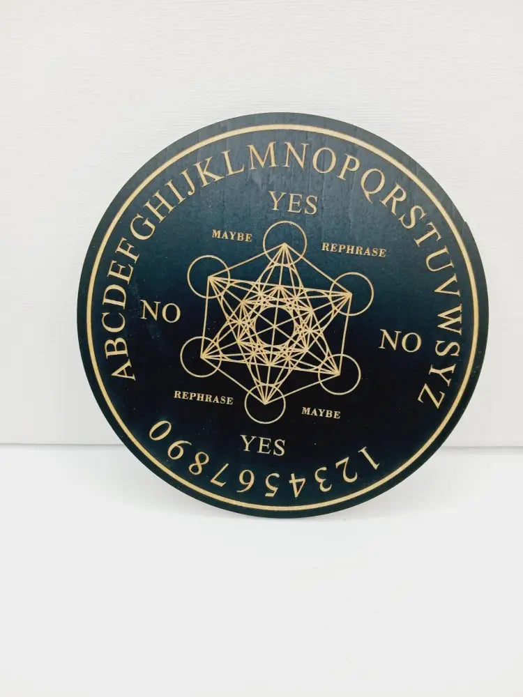 🔮✨ Pendulum Answer Boards (6’’) – 9 Mystical Styles for Accurate Divination and Spiritual Guidance! 🌟 Metatron’s Cube