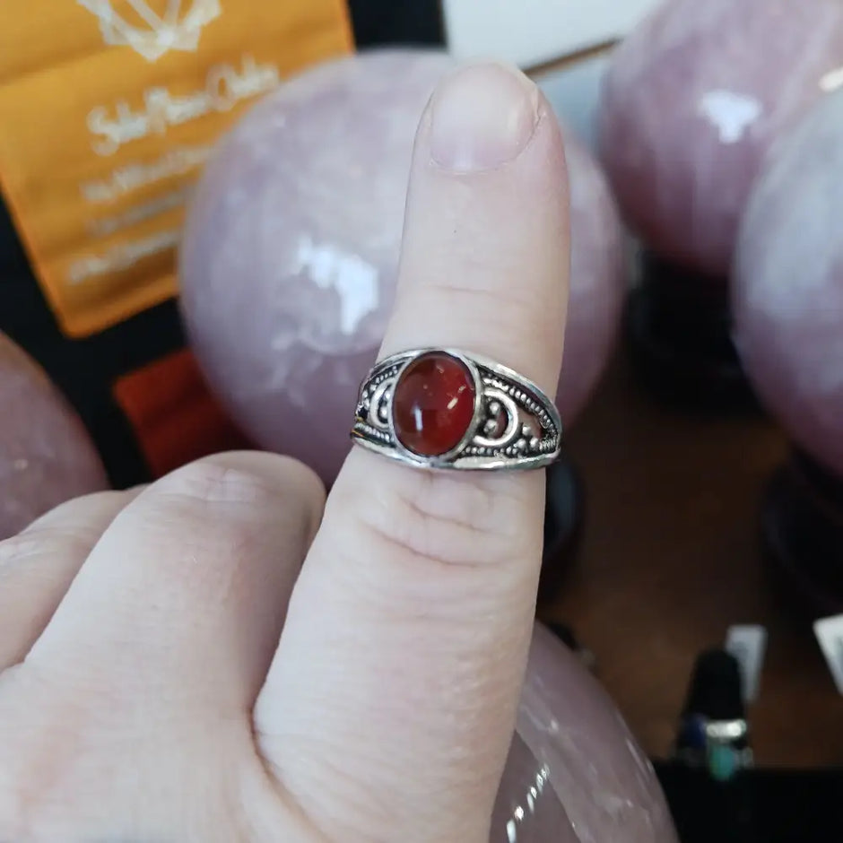 💍✨ Petite Crystal Power Rings – Sterling Silver Plated ✨💍 - 43 - Size 7 - Jewelry