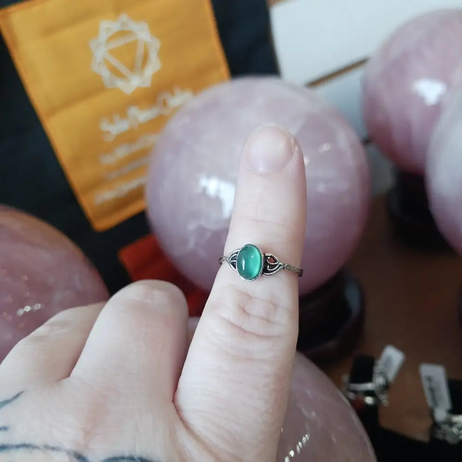 💍✨ Petite Crystal Power Rings – Sterling Silver Plated ✨💍 - Jewelry