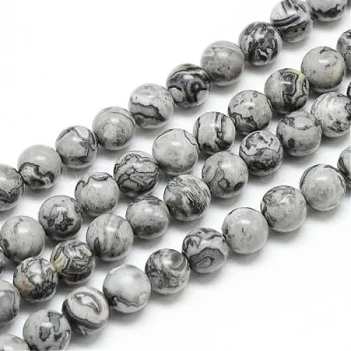 🎨✨ Picasso Stone Bracelet 8mm – Creativity Grounding and Transformation 🖤